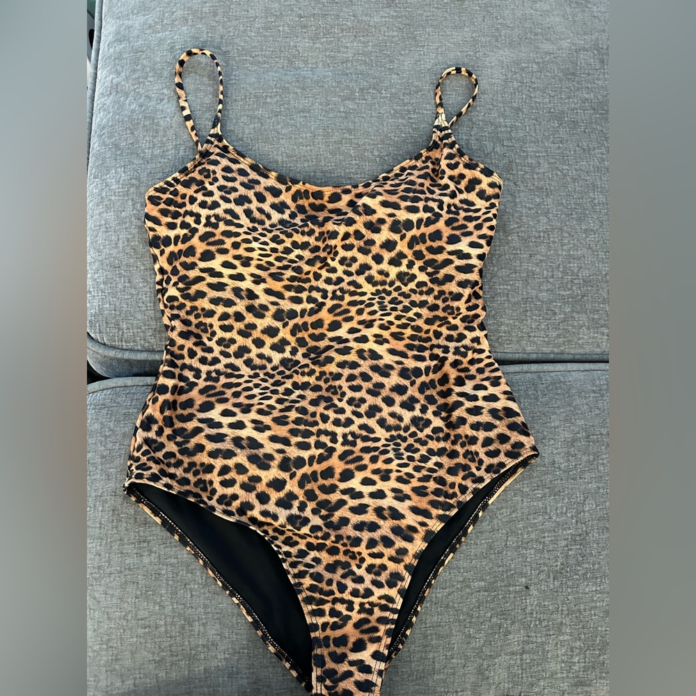 Leopard women’s one piece swim suit